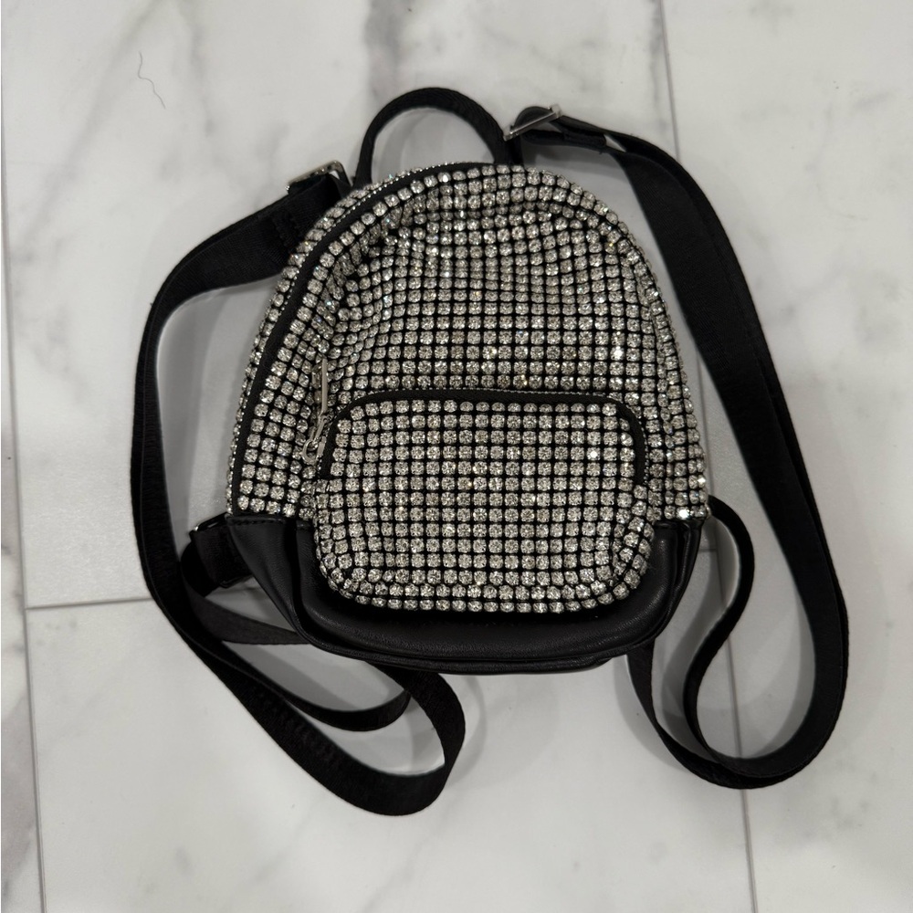 Black and Silver Women's Backpack